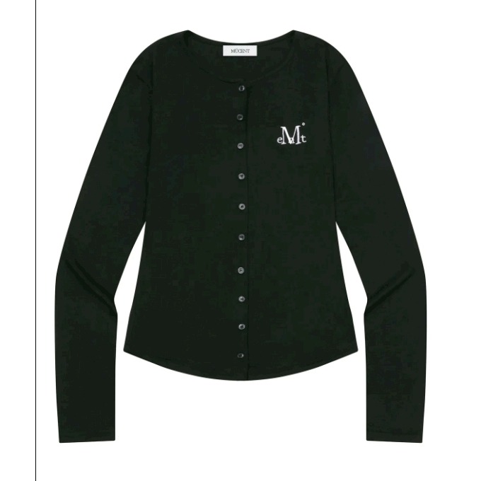 [預購 每周日中午 12:00收單] 2025 韓國 秋冬女裝  MUCENT LOGO開襟上衣-規格圖10