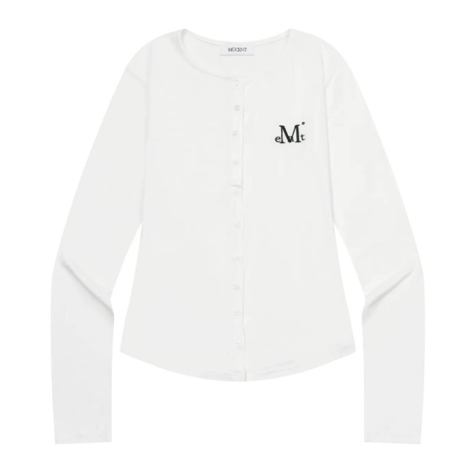 [預購 每周日中午 12:00收單] 2025 韓國 秋冬女裝  MUCENT LOGO開襟上衣-規格圖10