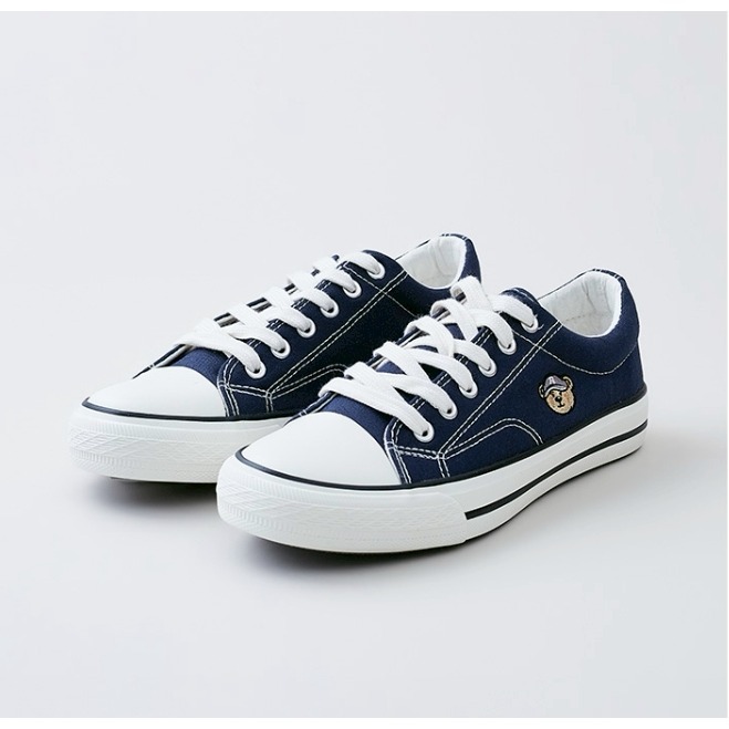 [韓國季末打折款] [預購 每周日中午 12:00收單] 2025 韓國SPAO 熊熊刺繡休閒鞋-細節圖2