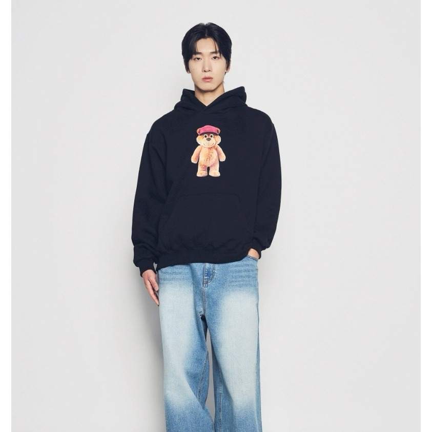 [韓國季末出清款][預購 每周日中午 12:00收單]2025 韓國 ADLV  熊熊連帽上衣-細節圖4