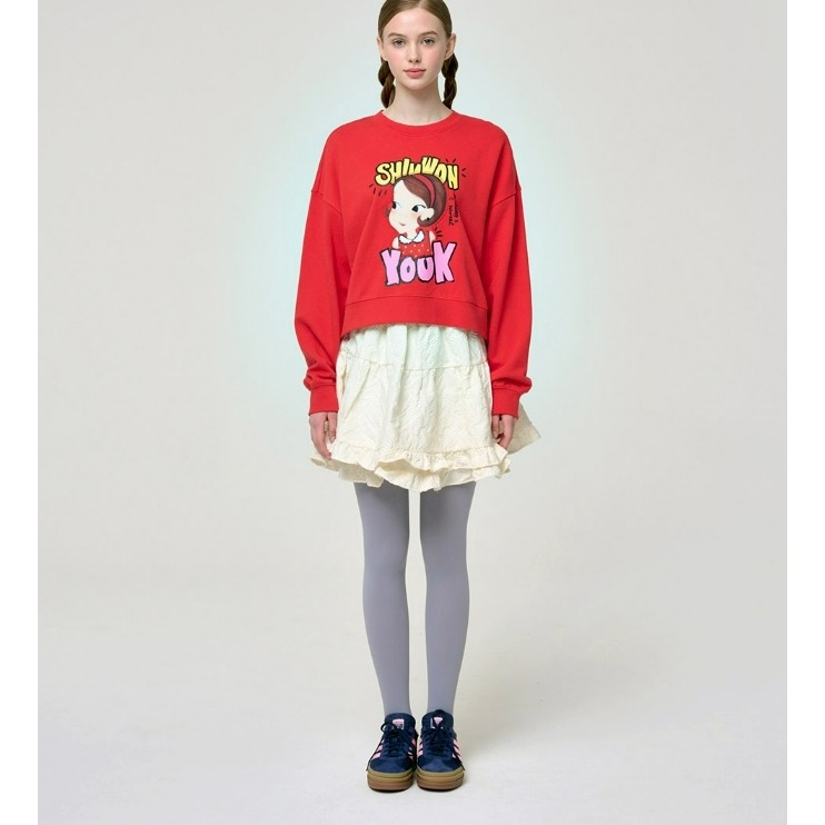 [韓國 陸心媛新品特惠ing][預購 2026.01.08 中午 12:00收單] 2025 陸心媛新款 logo上衣-細節圖2