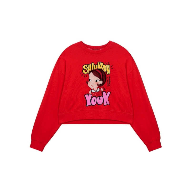 [韓國 陸心媛新品特惠ing][預購 2026.01.08 中午 12:00收單] 2025 陸心媛新款 logo上衣-細節圖3