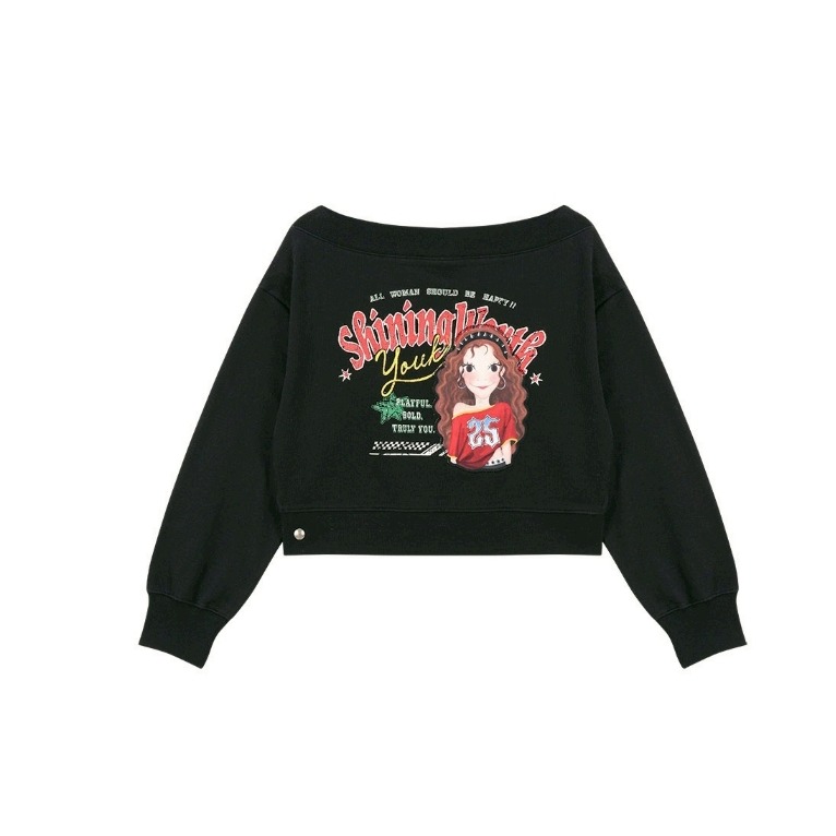 [韓國 陸心媛新品特惠ing][預購 2026.01.08 中午 12:00收單] 2025 陸心媛新款 船型領上衣-細節圖2