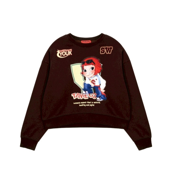 [韓國 陸心媛新品特惠ing][預購 2026.01.08 中午 12:00收單] 2025 陸心媛新款 字母短上衣-規格圖5