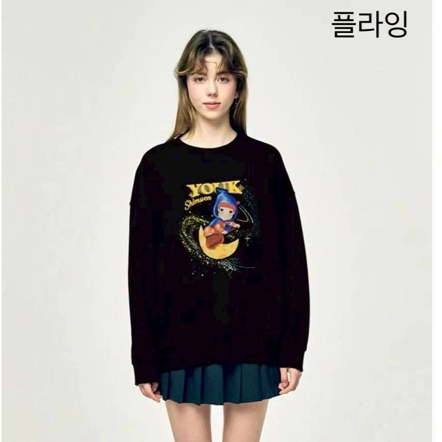 [韓國 陸心媛 年末打折款 ] [預購 每周日中午 12:00收單] 2025 韓國陸心媛 月亮女孩長袖上衣-細節圖3