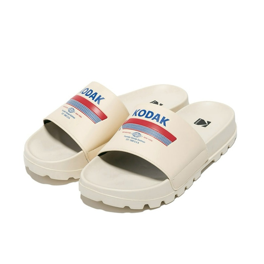 [預購 每周日中午 12:00收單] 2026 韓國  KODAK 柯達 LOGO拖鞋-細節圖3