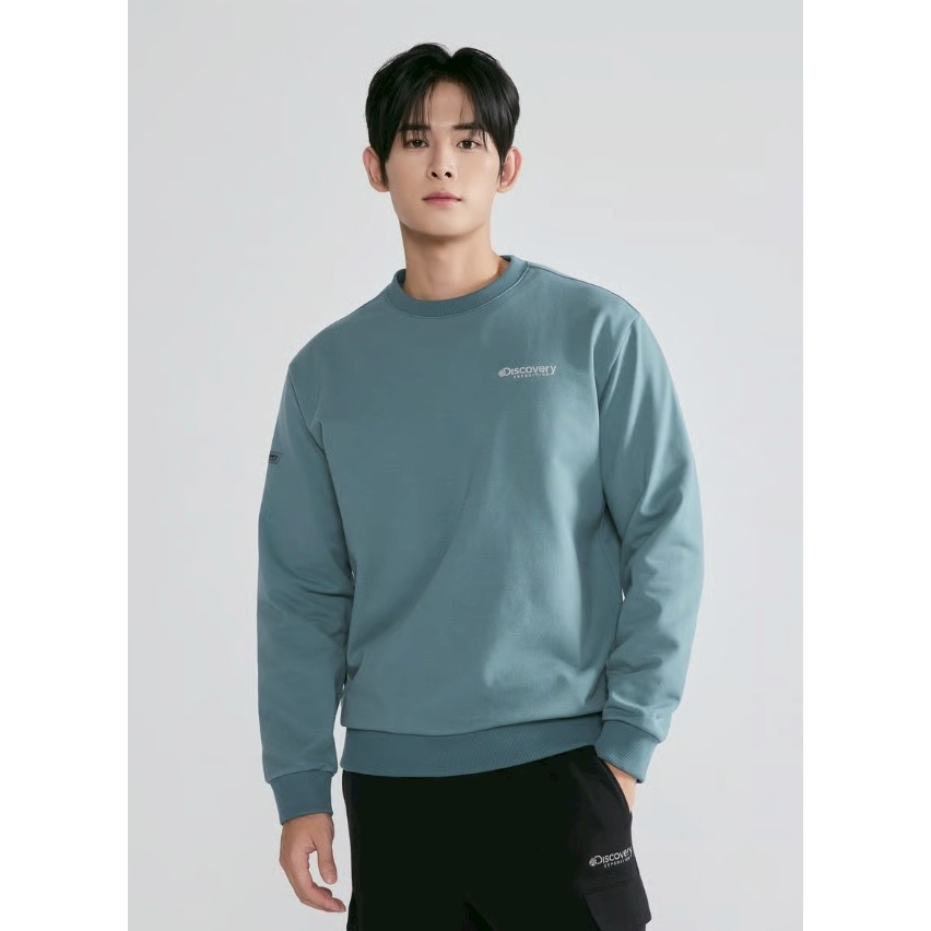 [韓國打折ing][預購 每周日中午 12:00收單] 2026 韓國 DISCOVERY LOGO內刷毛上衣-細節圖3