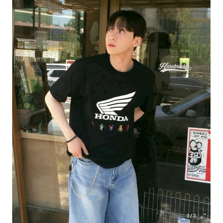 [韓國季初預購打折款][每周日 中午12:00 收單] 2026 韓國HONDA 大標中性款上衣-規格圖5