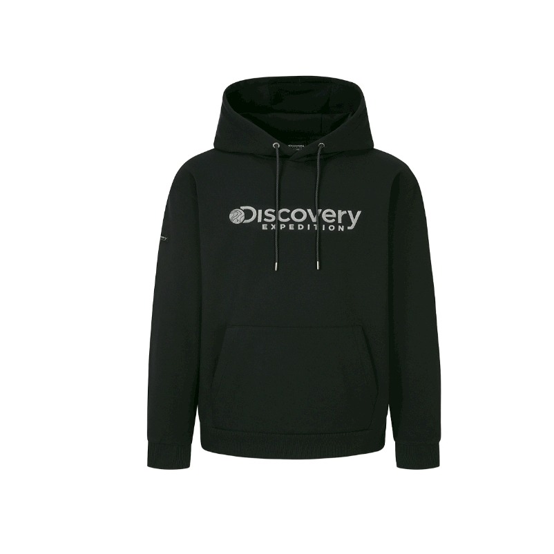 [韓國打折ING][預購 每周日中午 12:00收單] 2026 韓國 DISCOVERY 中性款LOGO大標連帽上衣-細節圖5