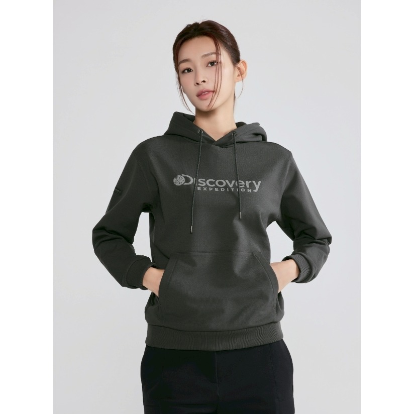 [韓國打折ING][預購 每周日中午 12:00收單] 2026 韓國 DISCOVERY 中性款LOGO大標連帽上衣-規格圖9