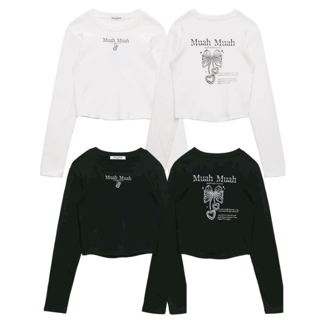 [韓國打折ing][預購 每周日中午 12:00收單] 2026 韓國 MUAHMUAH 蝴蝶結愛心上衣-規格圖6