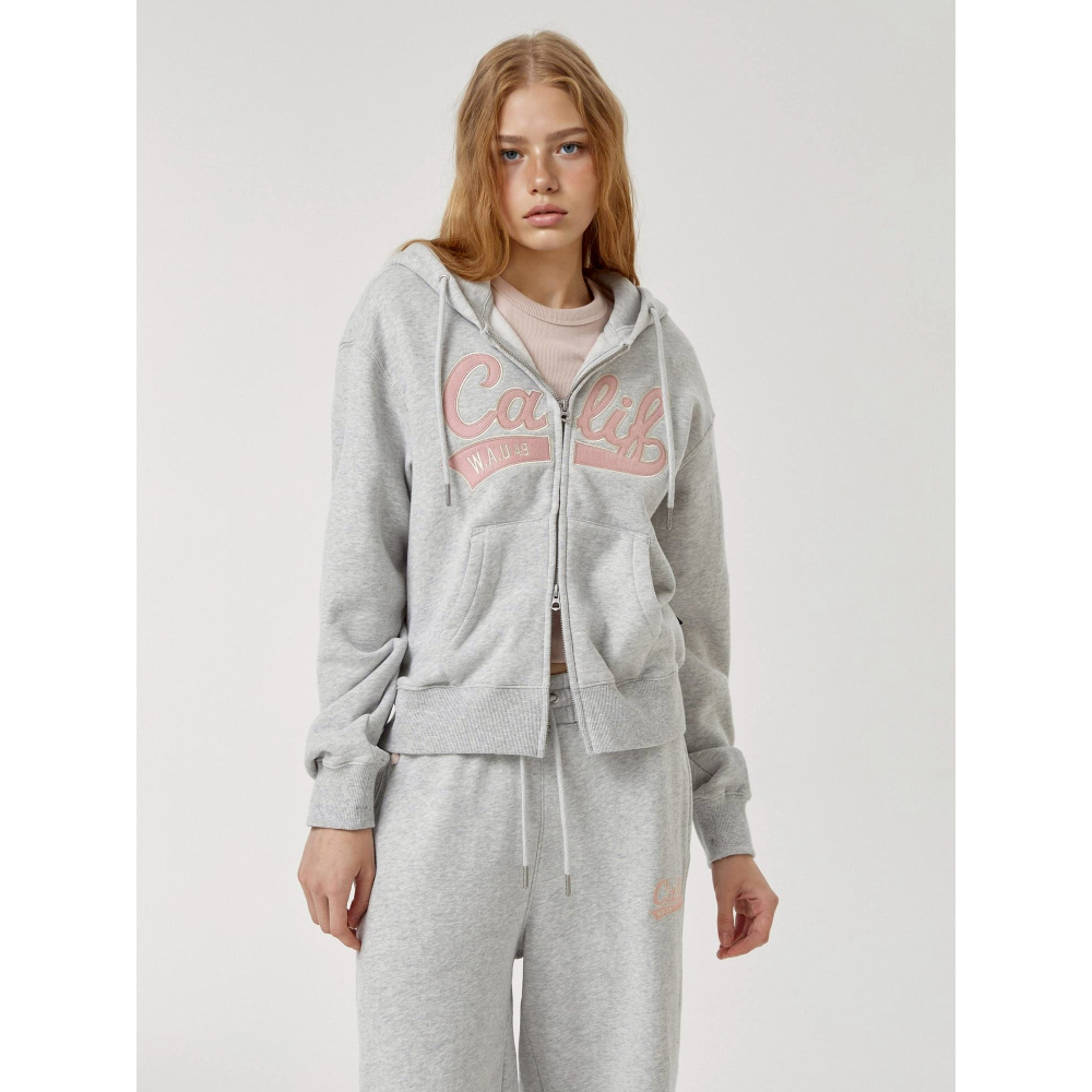 [韓國限時打折ing][預購 每周日中午 12:00收單] 2026 韓國 WHO.A.U女款 加州內刷毛連帽外套-細節圖4