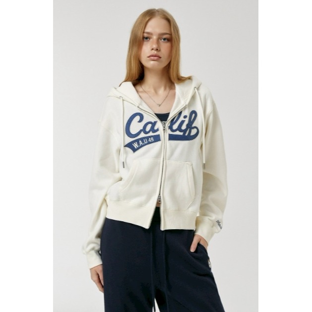 [韓國限時打折ing][預購 每周日中午 12:00收單] 2026 韓國 WHO.A.U女款 加州內刷毛連帽外套-細節圖5