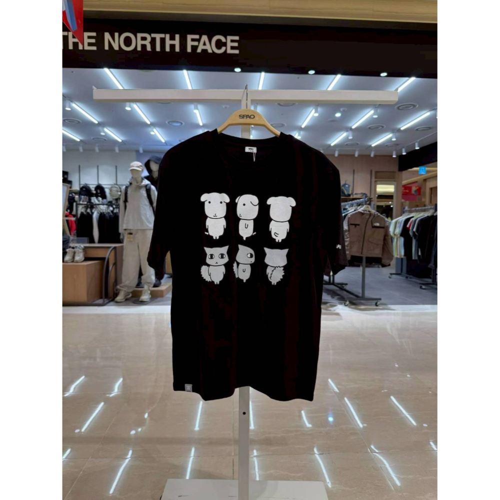 [預購 每周日中午 12:00收單] 2026 韓國  SPAO 抱抱狗短袖上衣-細節圖2