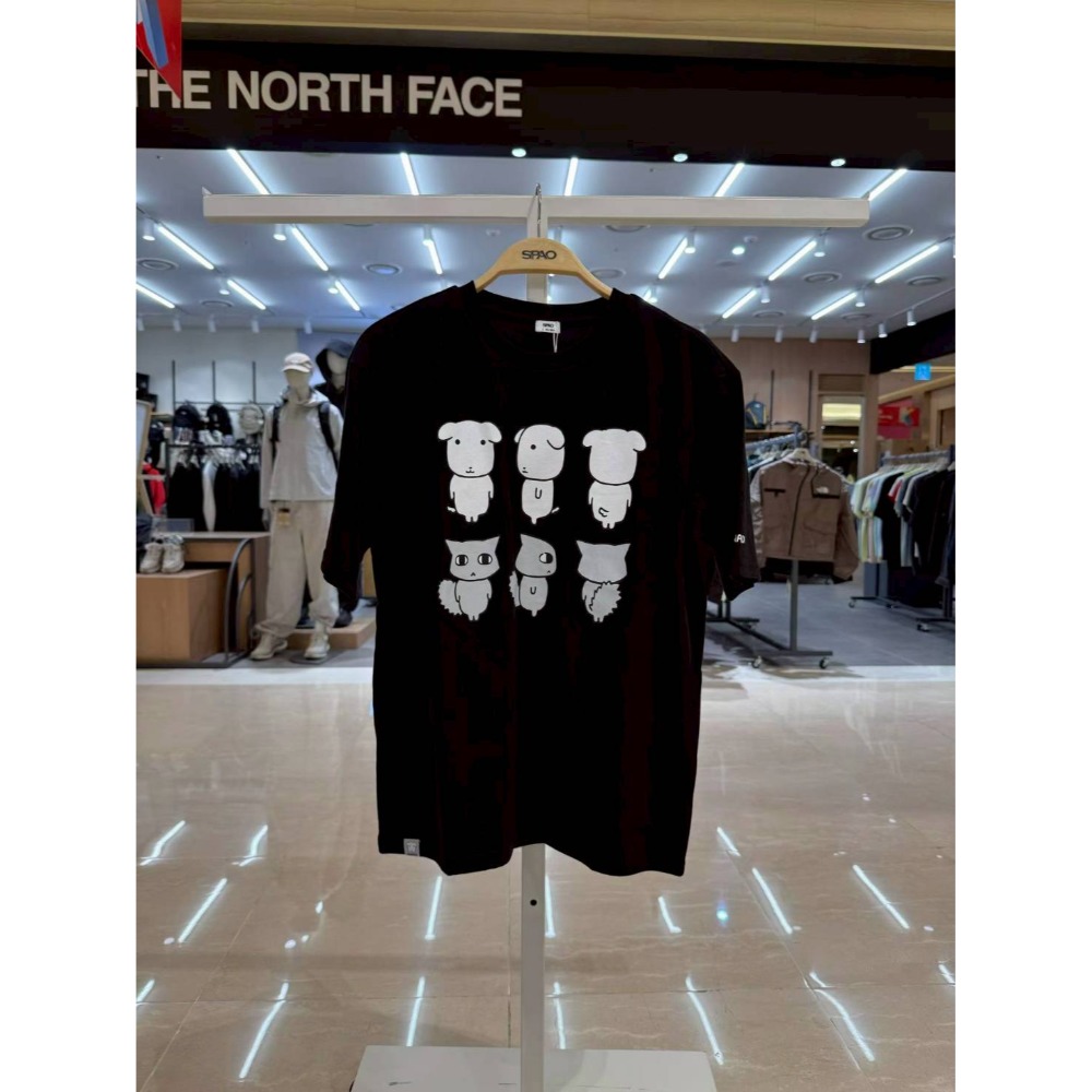 [預購 每周日中午 12:00收單] 2026 韓國  SPAO 抱抱狗短袖上衣-規格圖6