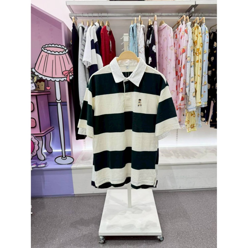 [預購 每周日中午 12:00收單] 2026 韓國  SPAO 熊熊刺繡POLO衫-細節圖2