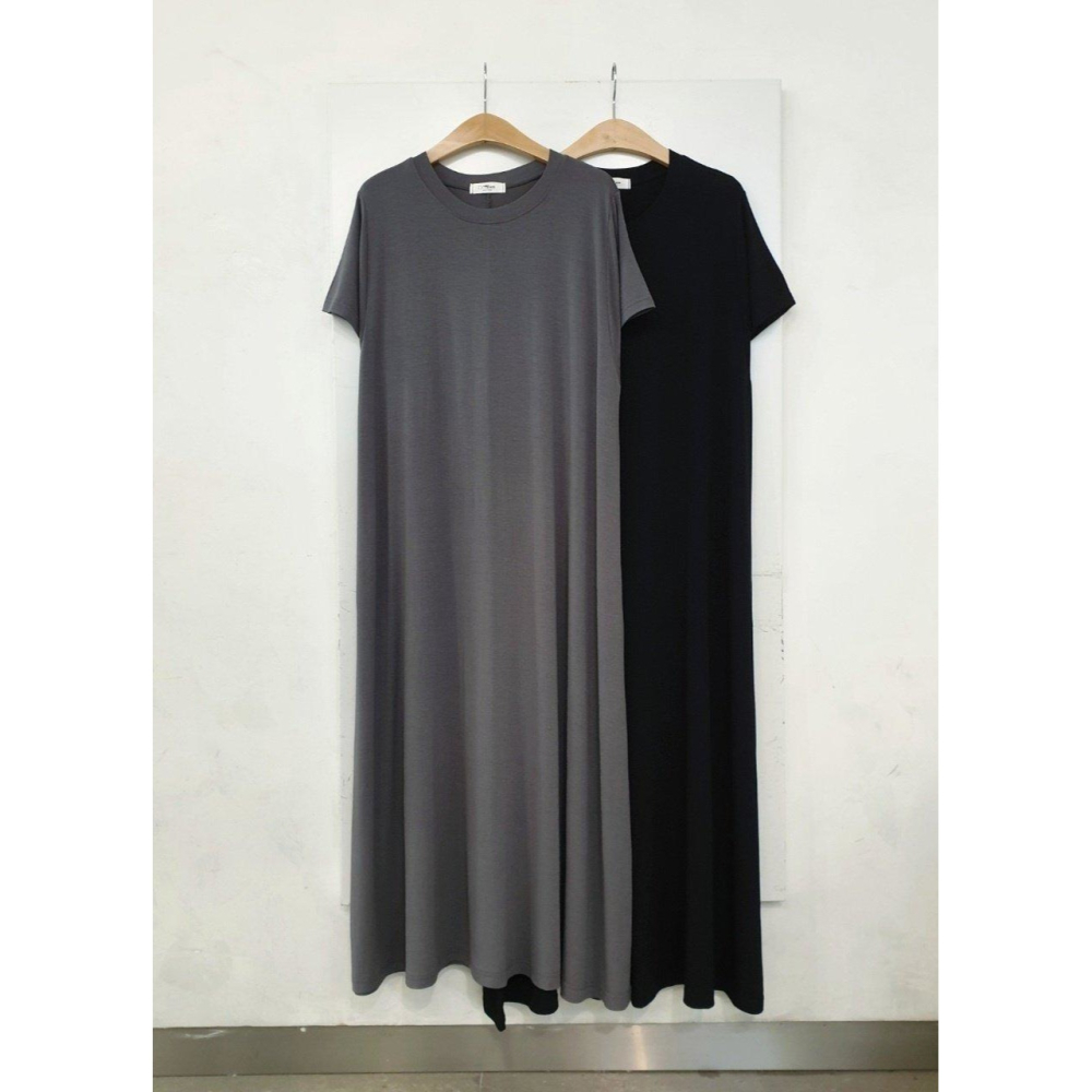 [預購 每周日中午 12:00收單] 2026 韓國 春夏女裝 人造絲寬鬆洋裝-細節圖5