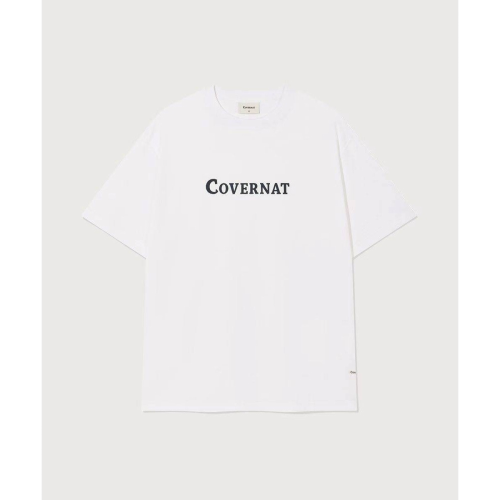 [ 韓國打折ing][預購 每周日中午 12:00收單] 2026 韓國 COVERNAT 大標LOGO上衣-細節圖2