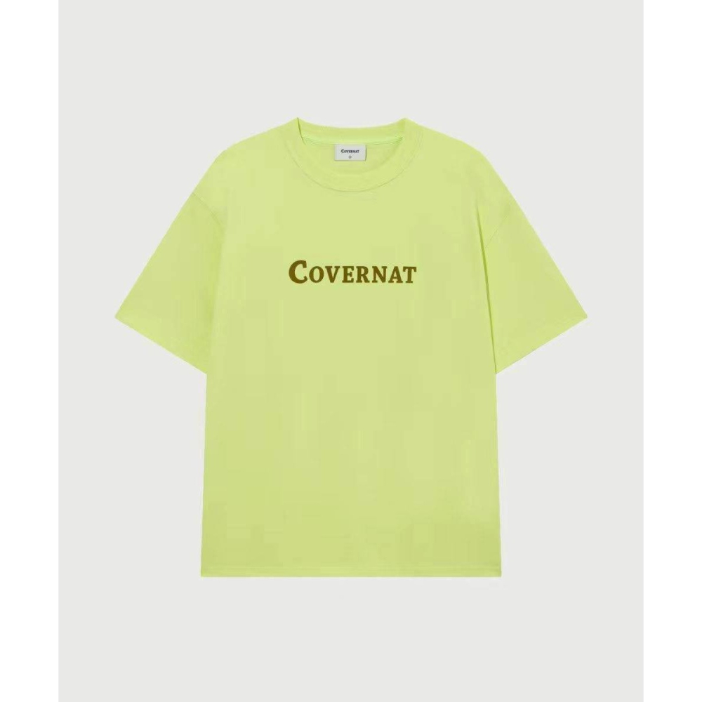 [ 韓國打折ing][預購 每周日中午 12:00收單] 2026 韓國 COVERNAT 大標LOGO上衣-細節圖5