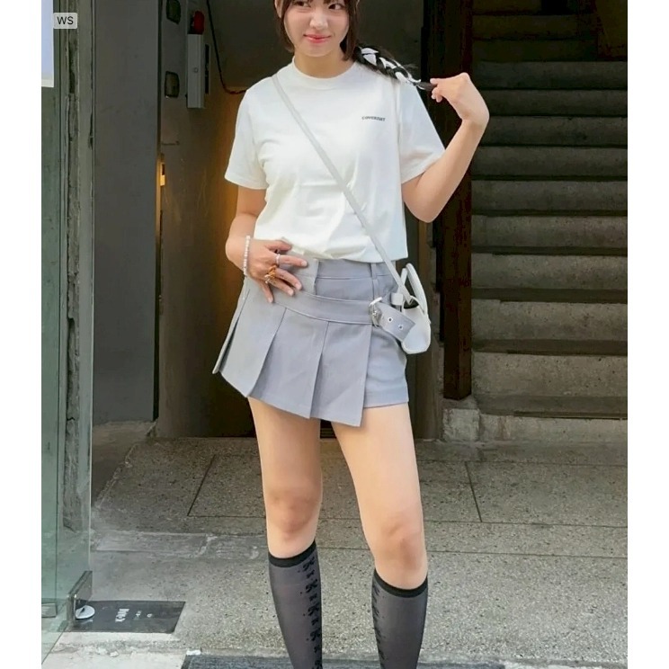 韓國打折ING [預購 每周日中午 12:00收單] 2026 韓國COVERNAT 女款夏季涼感棉短袖上衣 1+1特惠-細節圖8