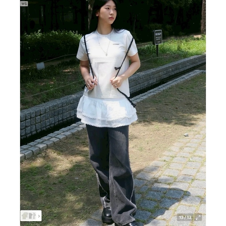 韓國打折ING [預購 每周日中午 12:00收單] 2026 韓國COVERNAT 女款夏季涼感棉短袖上衣 1+1特惠-細節圖11