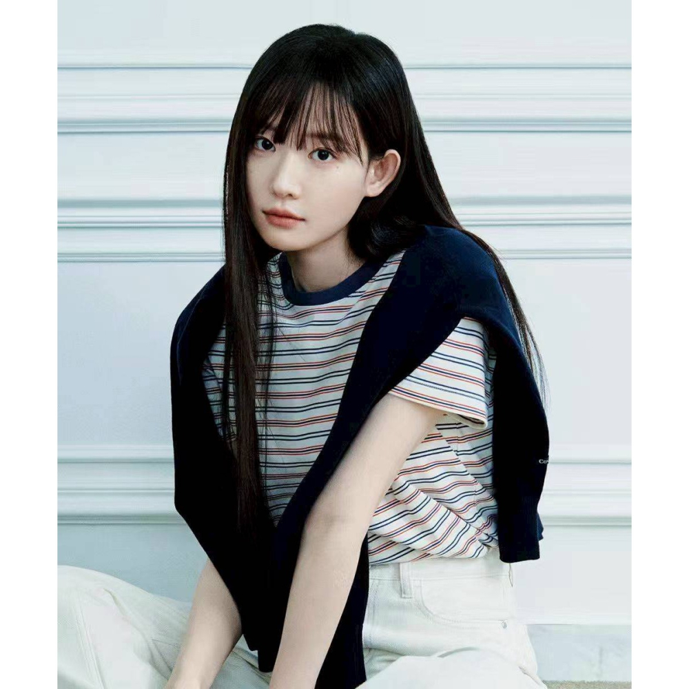 [韓國打折ing][預購 每周日中午 12:00收單] 2026 韓國 COVERNAT 女款條紋上衣-細節圖2