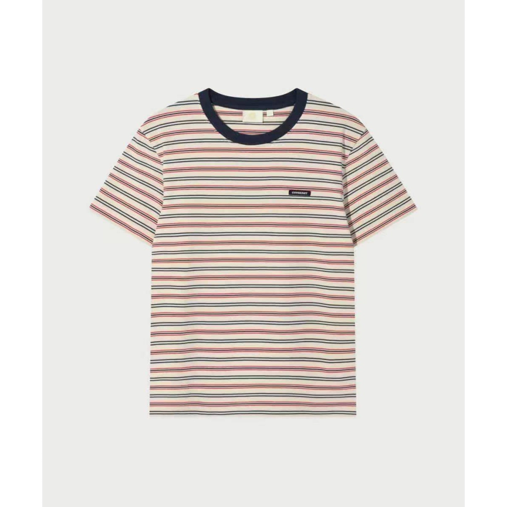 [韓國打折ing][預購 每周日中午 12:00收單] 2026 韓國 COVERNAT 女款條紋上衣-細節圖5