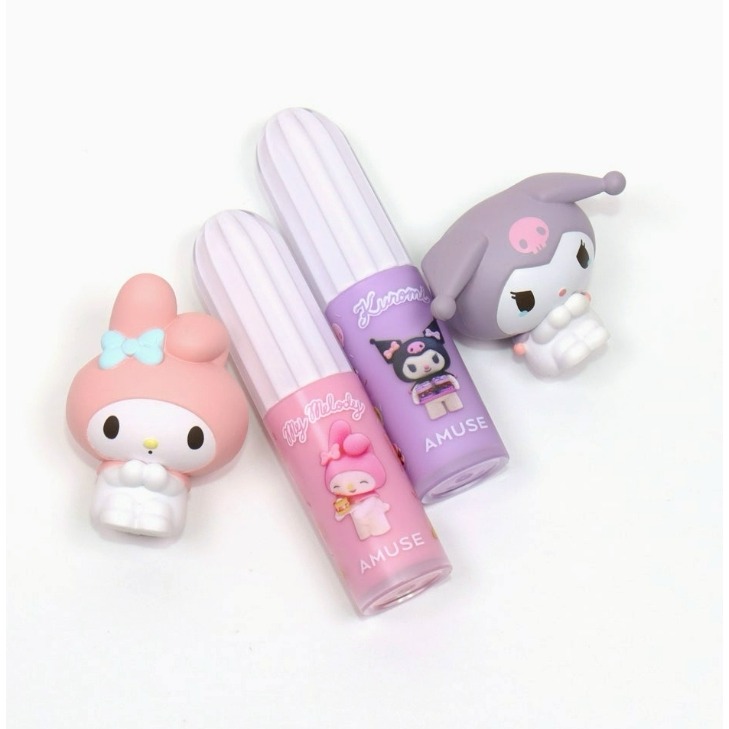 [預購 每周日中午 12:00收單] 2026 韓國  AMUSE X 三麗鷗聯名限量系列 柔霧絲絨唇釉特惠組-細節圖2