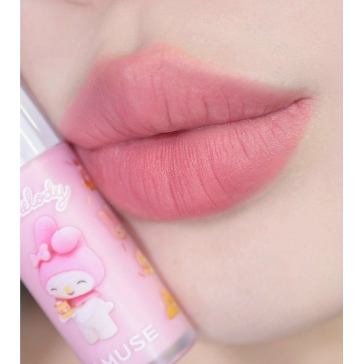 [預購 每周日中午 12:00收單] 2026 韓國  AMUSE X 三麗鷗聯名限量系列 柔霧絲絨唇釉特惠組-細節圖6