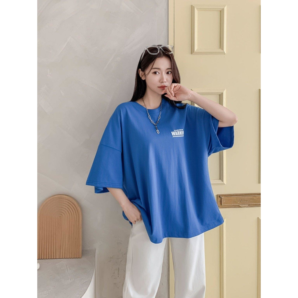 [預購 每周日中午 12:00收單] 2026 韓國 春夏女裝 貼紙小熊圖案 上衣-細節圖4