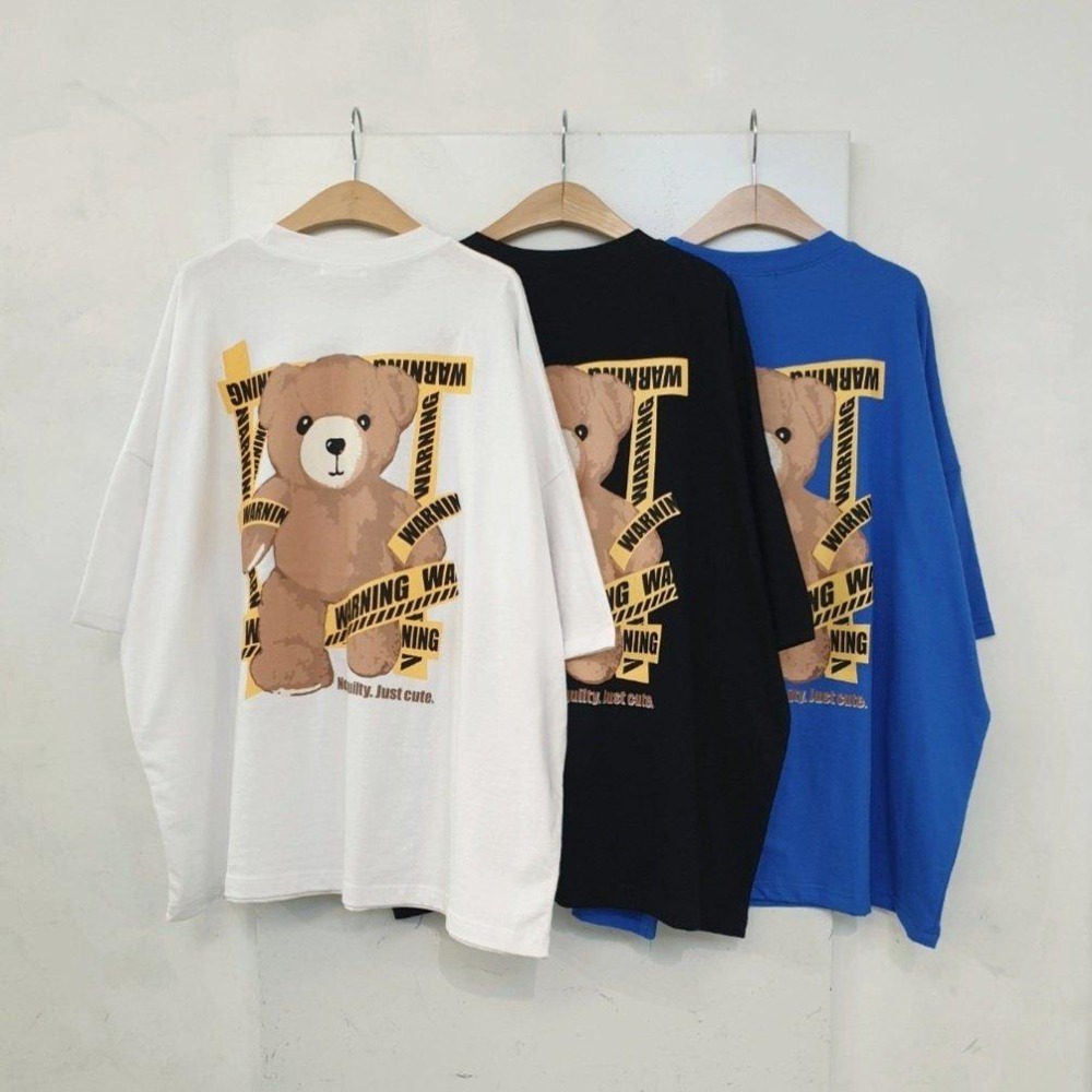 [預購 每周日中午 12:00收單] 2026 韓國 春夏女裝 貼紙小熊圖案 上衣-規格圖6