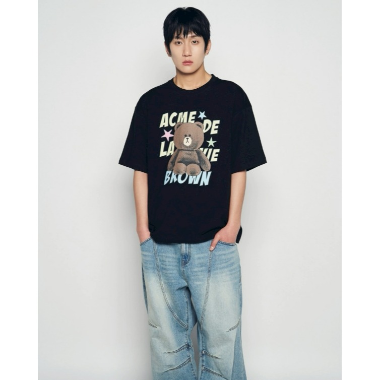 [預購 每周日中午 12:00收單] 2026 韓國 ADLV X LINE 聯名系列短袖上衣(中性)-細節圖6