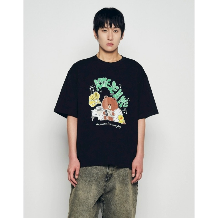 [預購 每周日中午 12:00收單] 2026 韓國 ADLV X LINE 聯名系列短袖上衣-sweet moment-細節圖5