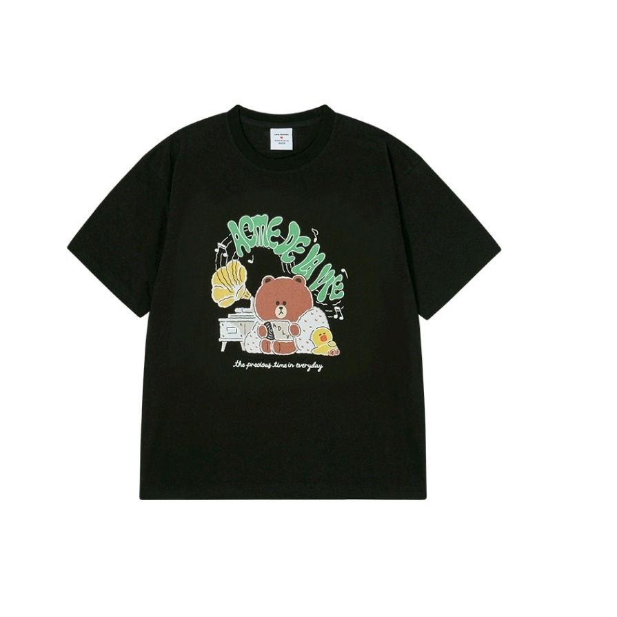 [預購 每周日中午 12:00收單] 2026 韓國 ADLV X LINE 聯名系列短袖上衣-sweet moment-規格圖7