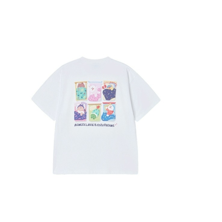 [預購 每周日中午 12:00收單] 2026 韓國  ADLV X LINE 聯名系列短袖上衣-dreams-細節圖3