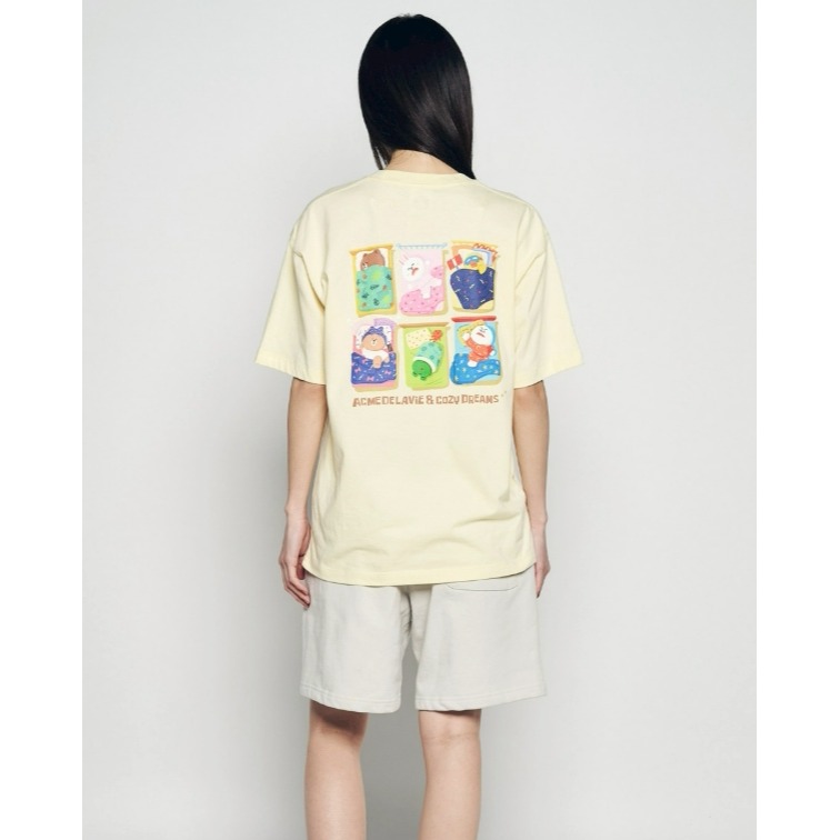 [預購 每周日中午 12:00收單] 2026 韓國  ADLV X LINE 聯名系列短袖上衣-dreams-細節圖7