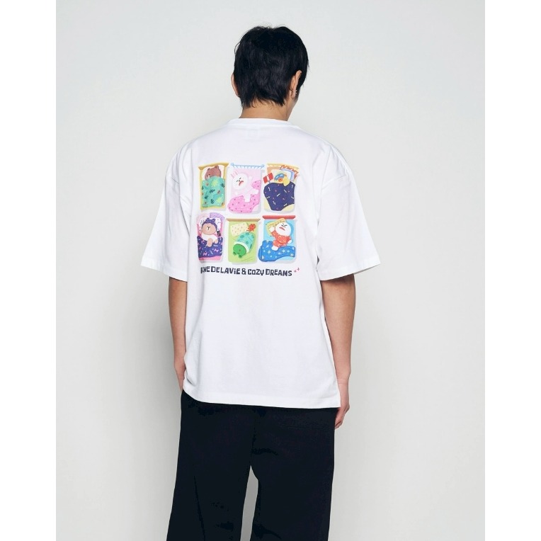 [預購 每周日中午 12:00收單] 2026 韓國  ADLV X LINE 聯名系列短袖上衣-dreams-細節圖10