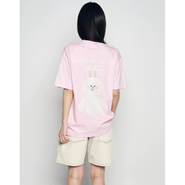 [預購 每周日中午 12:00收單 ] 2026 韓國 ADLV X LINE 聯名系列短袖上衣(男女皆可)-細節圖4