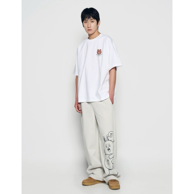 [預購 每周日中午 12:00收單 ] 2026 韓國 ADLV X LINE 聯名系列短袖上衣(男女皆可)-細節圖6