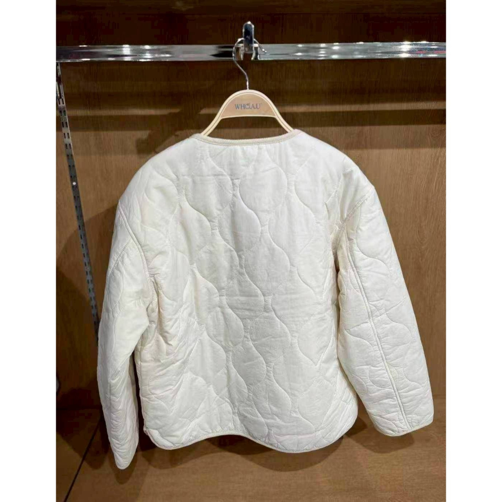 [韓國季末出清特惠][預購 每周日中午 12:00收單] 2026 韓國 WHO.A.U 小熊薄款鋪棉外套-細節圖3