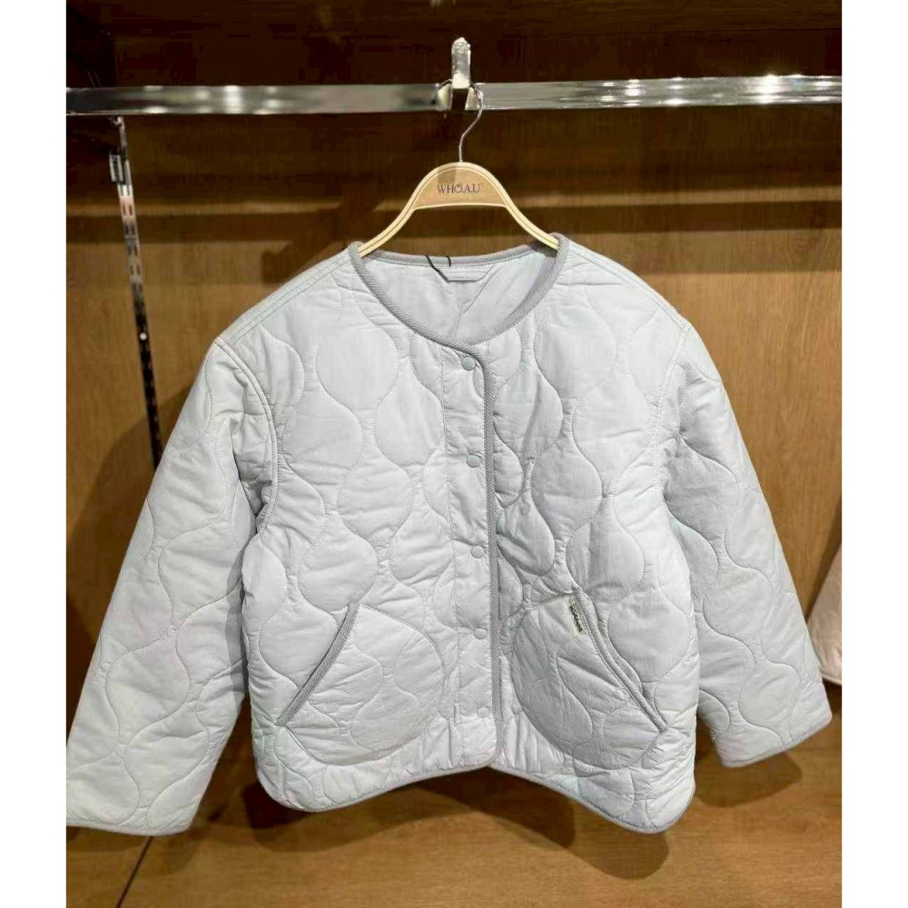 [韓國季末出清特惠][預購 每周日中午 12:00收單] 2026 韓國 WHO.A.U 小熊薄款鋪棉外套-細節圖4