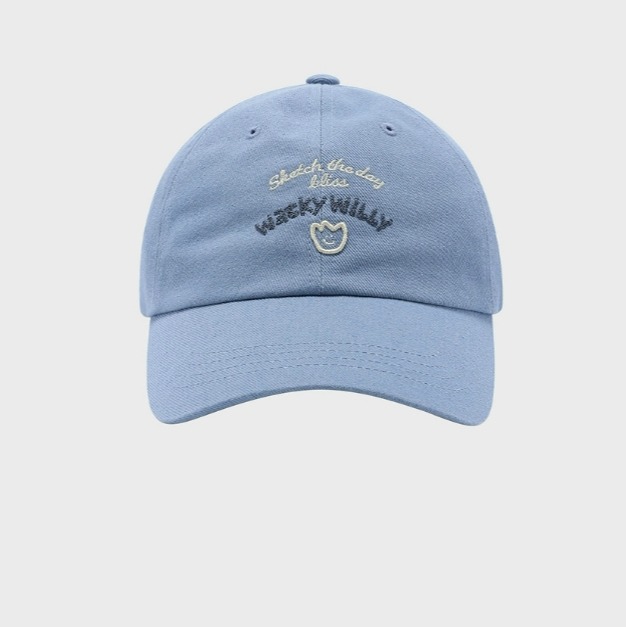 [預購 每周日中午 12:00收單] 2026 韓國 時尚配件  WACKY WILLY 火炬人 單寧棒球帽-細節圖2