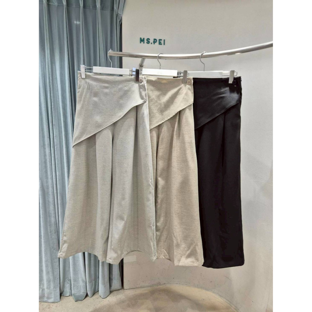 [預購 每周日中午 12:00收單] 2026 韓國 春夏女裝 亞麻寬褲-細節圖4