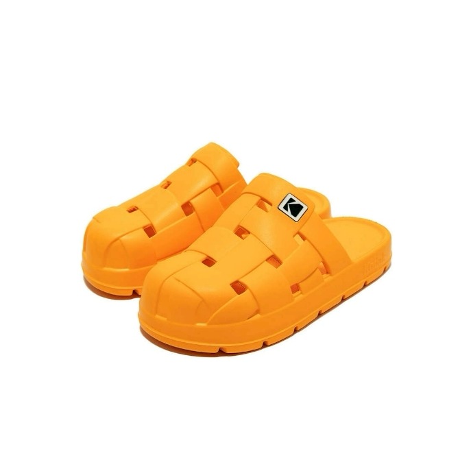 [預購 每周日中午 12:00收單] 2026 韓國 KODAK 柯達 編織厚底拖鞋-細節圖2