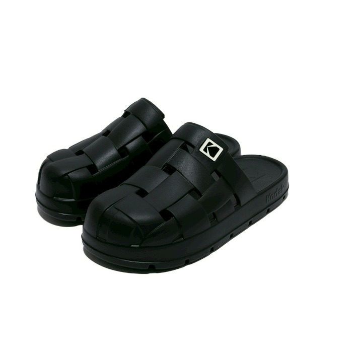 [預購 每周日中午 12:00收單] 2026 韓國 KODAK 柯達 編織厚底拖鞋-細節圖4