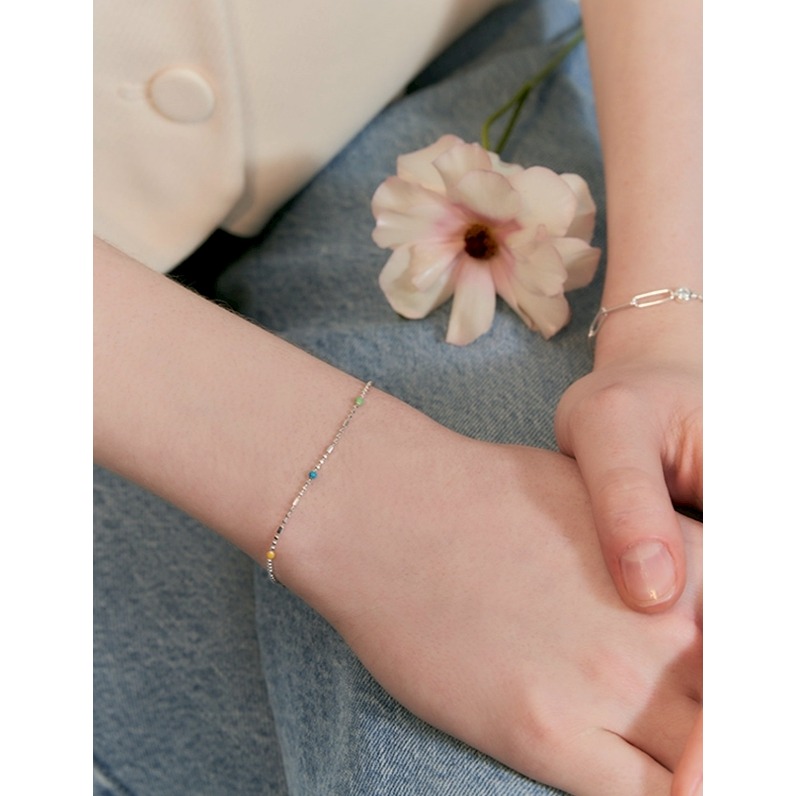 [預購 每周日中午 12:00收單] 2026 韓國 HEI  colorful bean chain bracelet-細節圖2