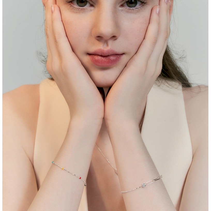 [預購 每周日中午 12:00收單] 2026 韓國 HEI  colorful bean chain bracelet-細節圖4