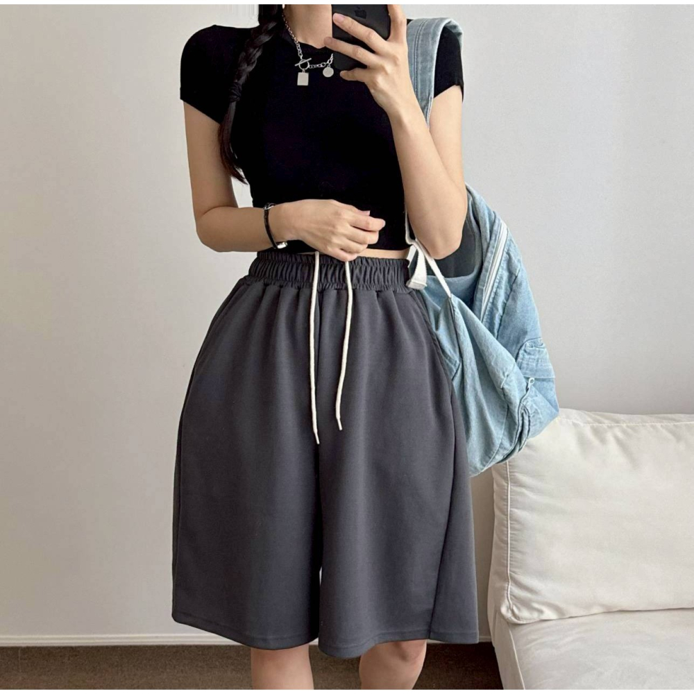 [預購 每周日中午 12:00收單] 2026 韓國 中性款~百慕達短褲-細節圖2