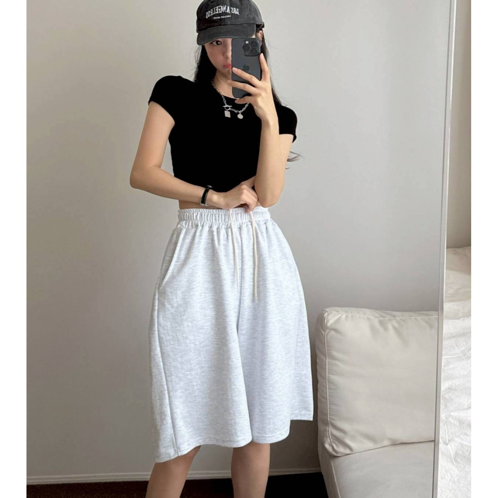 [預購 每周日中午 12:00收單] 2026 韓國 中性款~百慕達短褲-細節圖6