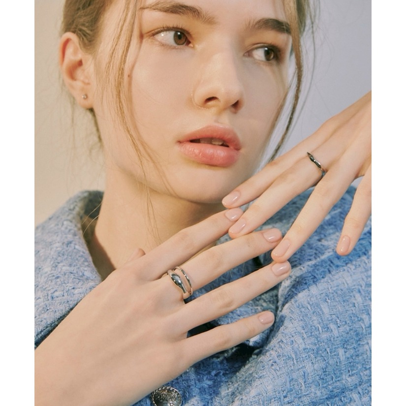 [預購 每周日中午 12:00收單] 2026 韓國  HEI 秀智,金宣虎戴 bold two lines ring-細節圖2